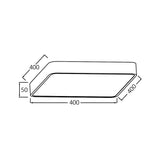 BRAYTRON - BLADE - SS - SQR - BLC - 36W 3 EM 1 - CEILING LIGHT 3 EM 1 (3000K, 4000K, 6500K)