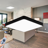 BRAYTRON - BLADE - SS - SQR - BLC - 45WRMT - CEILING LIGHT 3 EM 1 & CONTROLO REMOTO