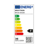 BRAYTRON - BLADE - SS - SQR - WHT - 36W 3 EM 1 - CEILING LIGHT 3 EM 1 (3000K, 4000K, 6500K)