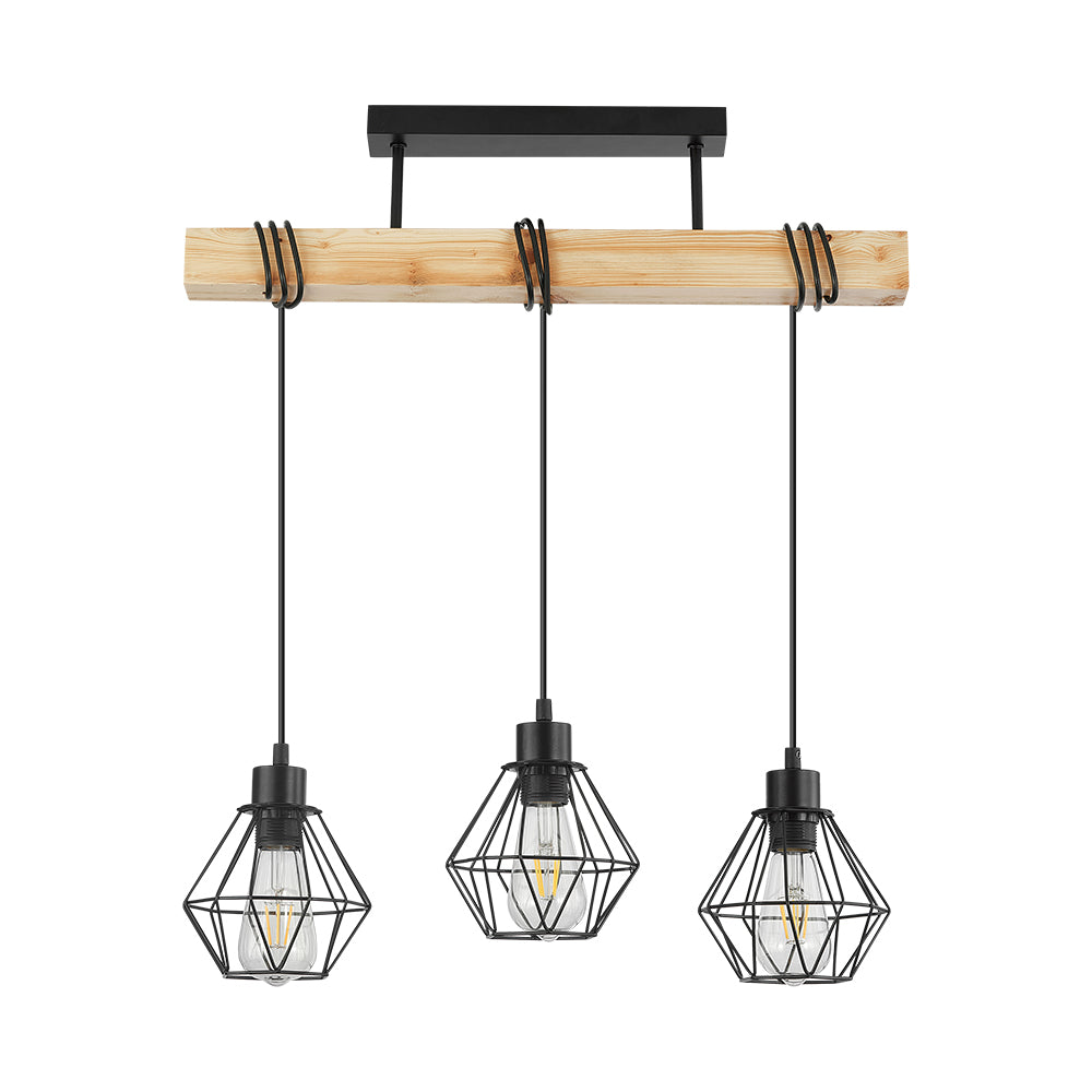 BRY-D002C-3H-3xE27-WDN-PENDANT LIGHT