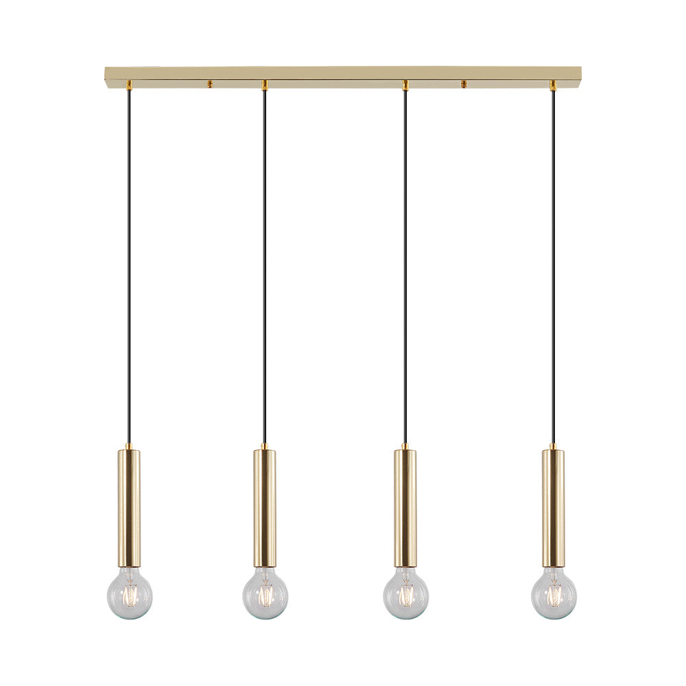 BRY-G005S-4H-1xE27-GLD-PENDANT LIGHT