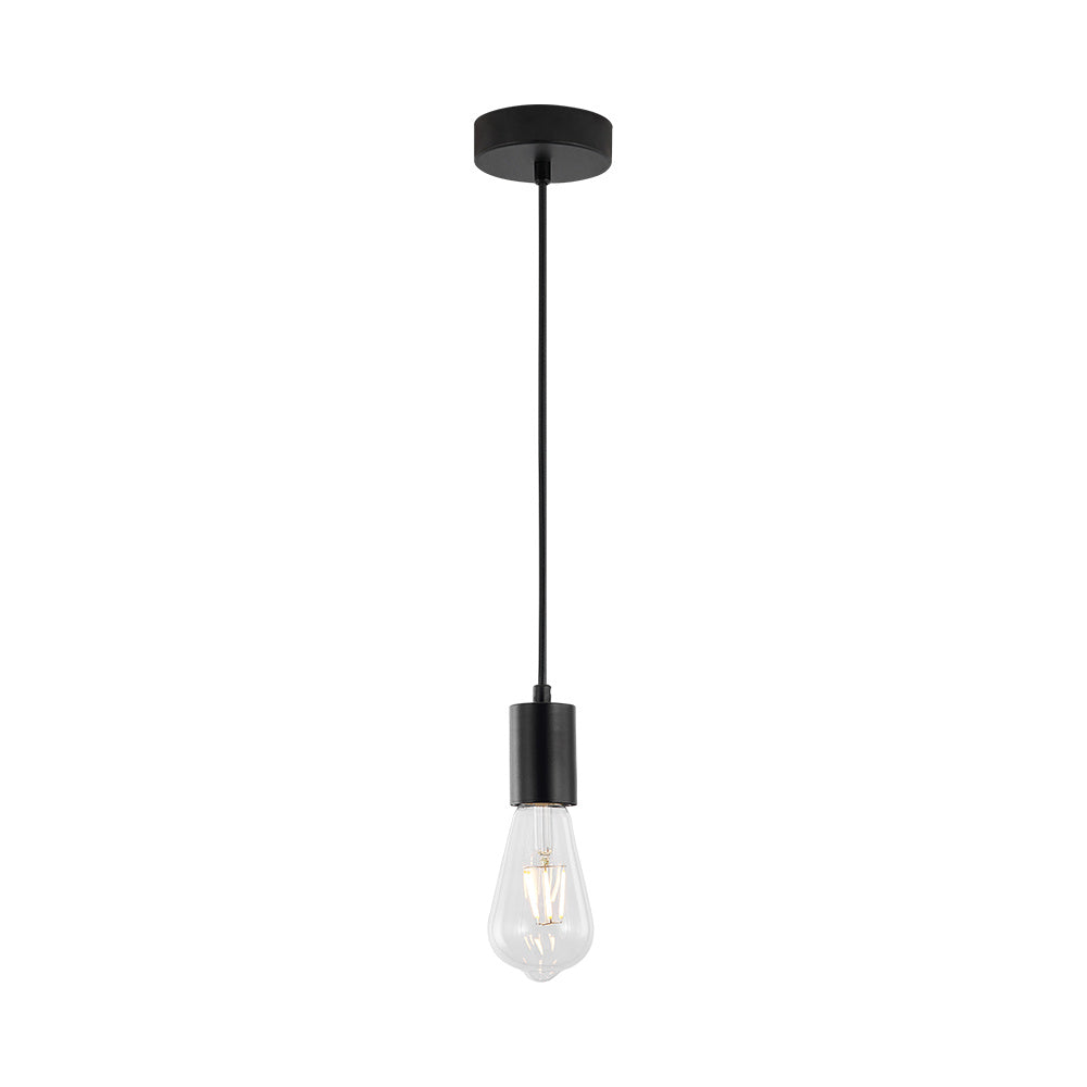 BRY-G006R-1H-1xE27-BLC-PENDANT LIGHT