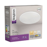 BRAYTRON - JADE - SRA - RND - 34W - 3 EM 1 - CEILING LIGHT - DIÂMETRO:375MM - 3550LUMEN 3 EM 1 (3000K, 4000K, 6500K)