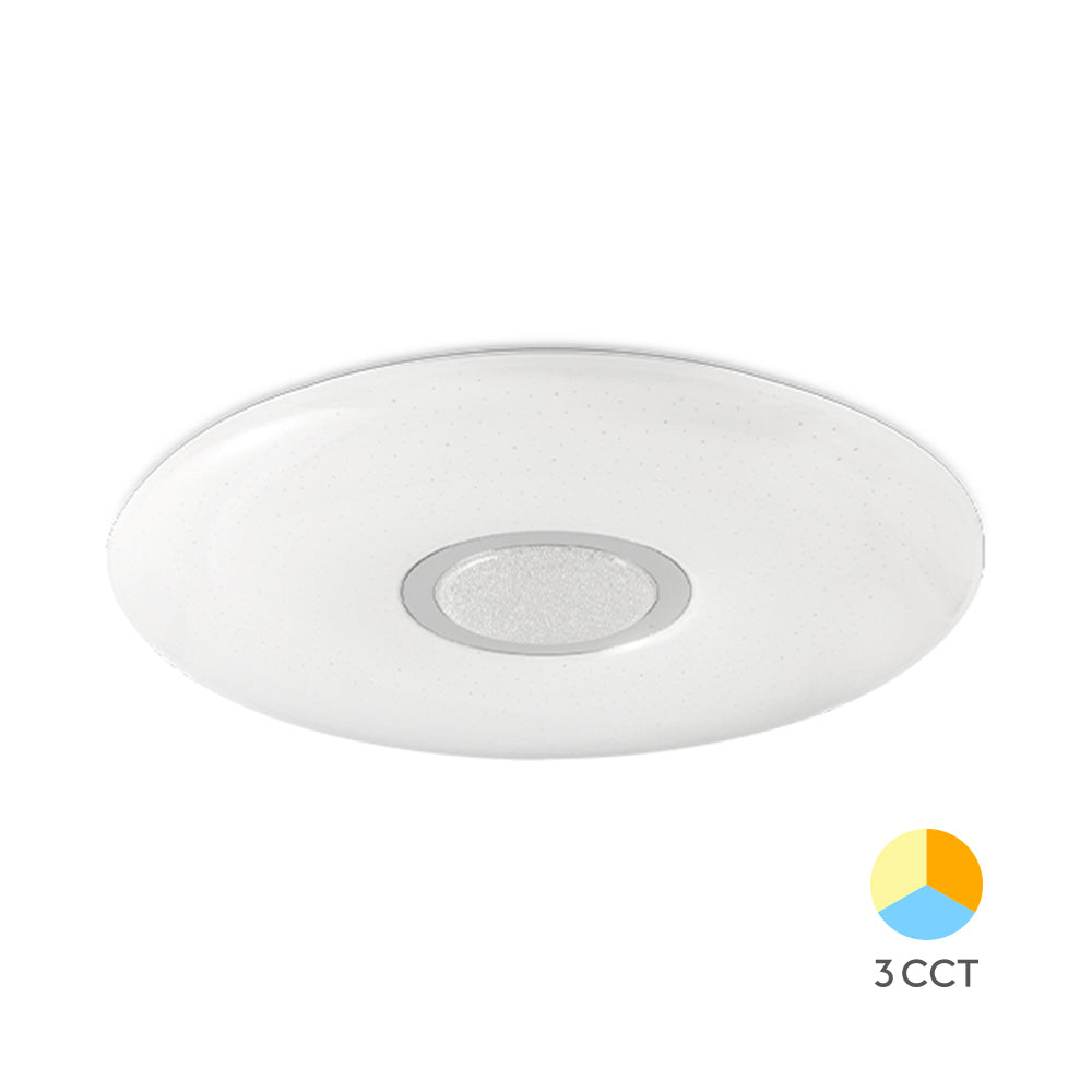 BRAYTRON - JADE - SRB - RND - 44W - 3 EM 1 - CEILING LIGHT - DIÂMETRO:510MM - 4580LUMEN 3 EM 1 (3000K, 4000K, 6500K)