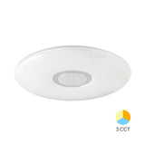 BRAYTRON - JADE - SRB - RND - 44W - 3 EM 1 - CEILING LIGHT - DIÂMETRO:510MM - 4580LUMEN 3 EM 1 (3000K, 4000K, 6500K)