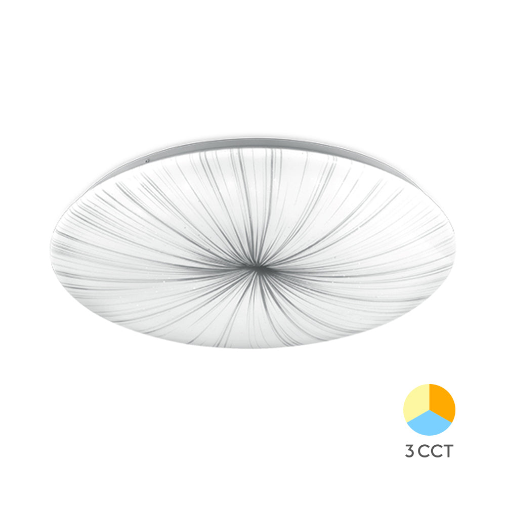 BRAYTRON - JADE - SRE - RND - 44W - 3 EM 1 - CEILING LIGHT - DIÂMETRO:510MM - 4580LUMEN 3 EM 1 (3000K, 4000K, 6500K)