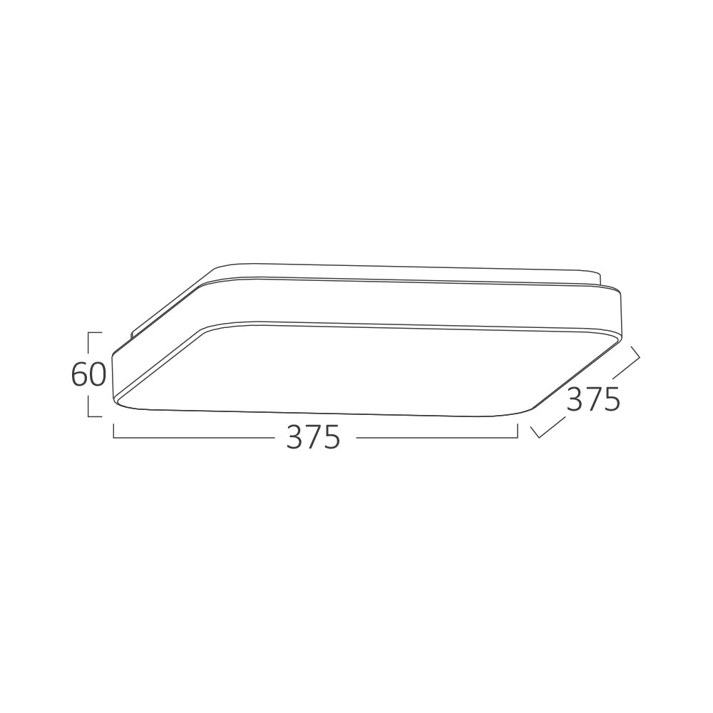 BRAYTRON - JADE - SSA - SQR - 34W - 3 EM 1 CEILING LIGHT - DIÂMETRO:380MM - 3550LUMEN 3 EM 1 (3000K, 4000K, 6500K)