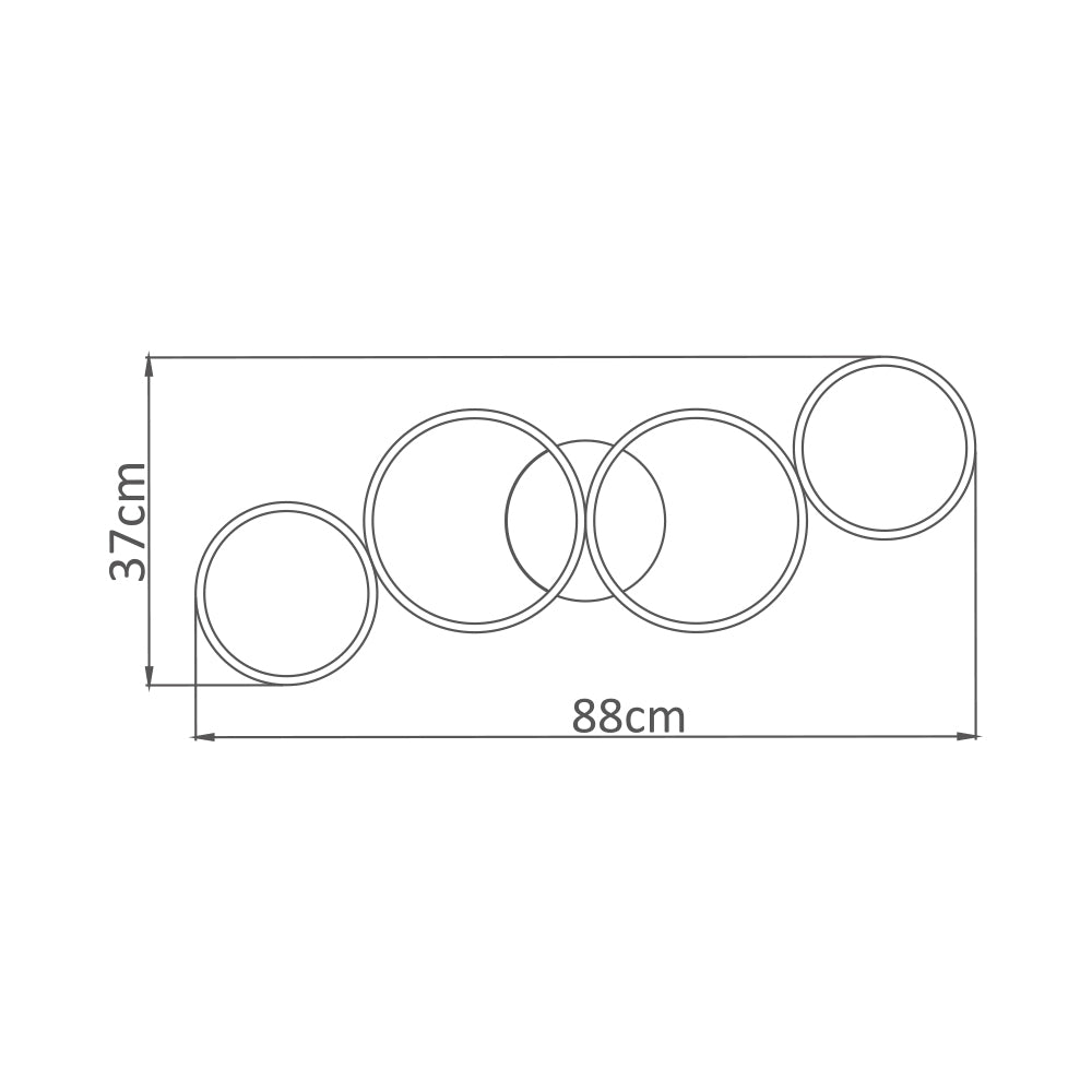 BRY-NELA-SR1-RND-WHT-60W-RMT-IP20-CEILING LIGHT