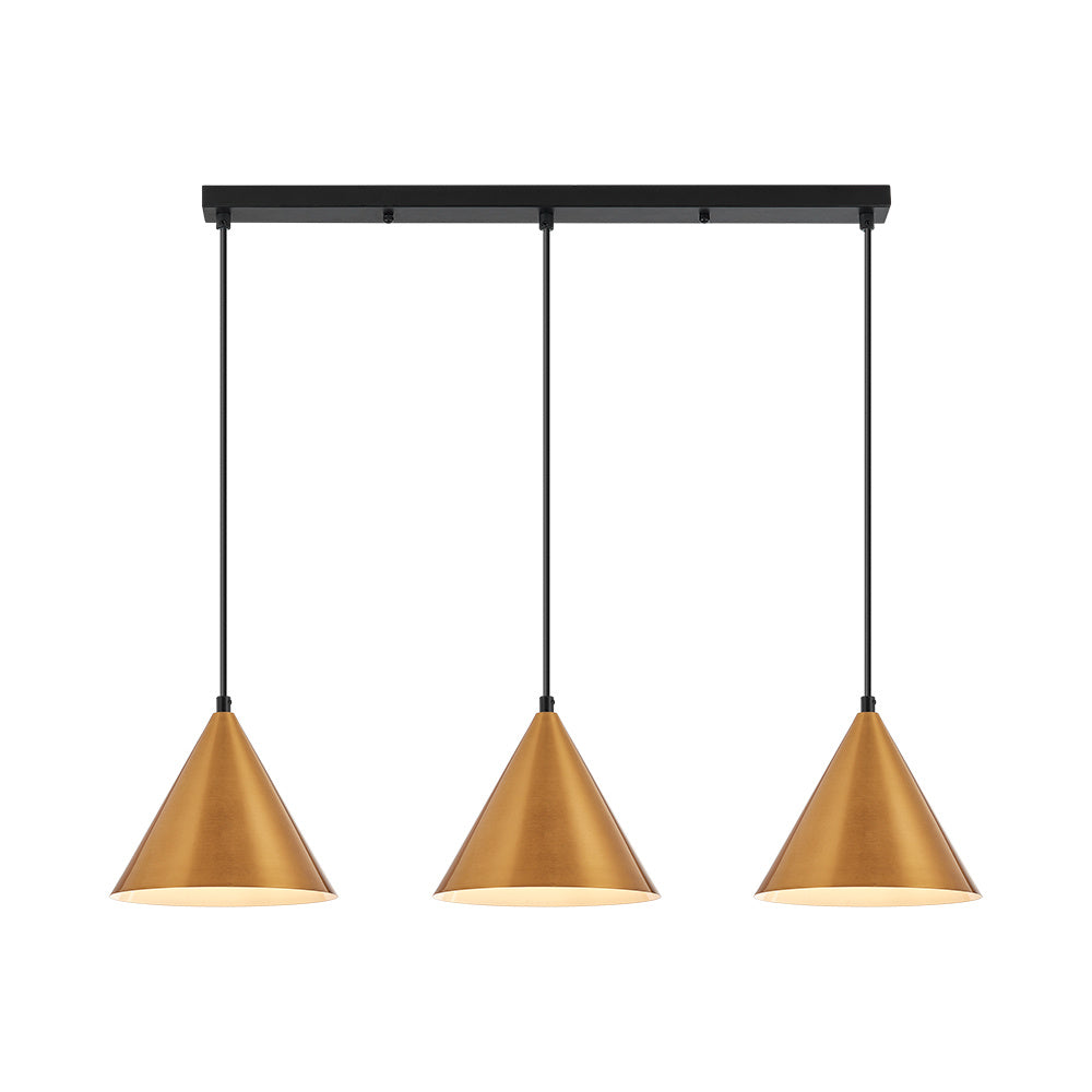 BRY-P010S-3H-3xE27-GLD-PENDANT LIGHT