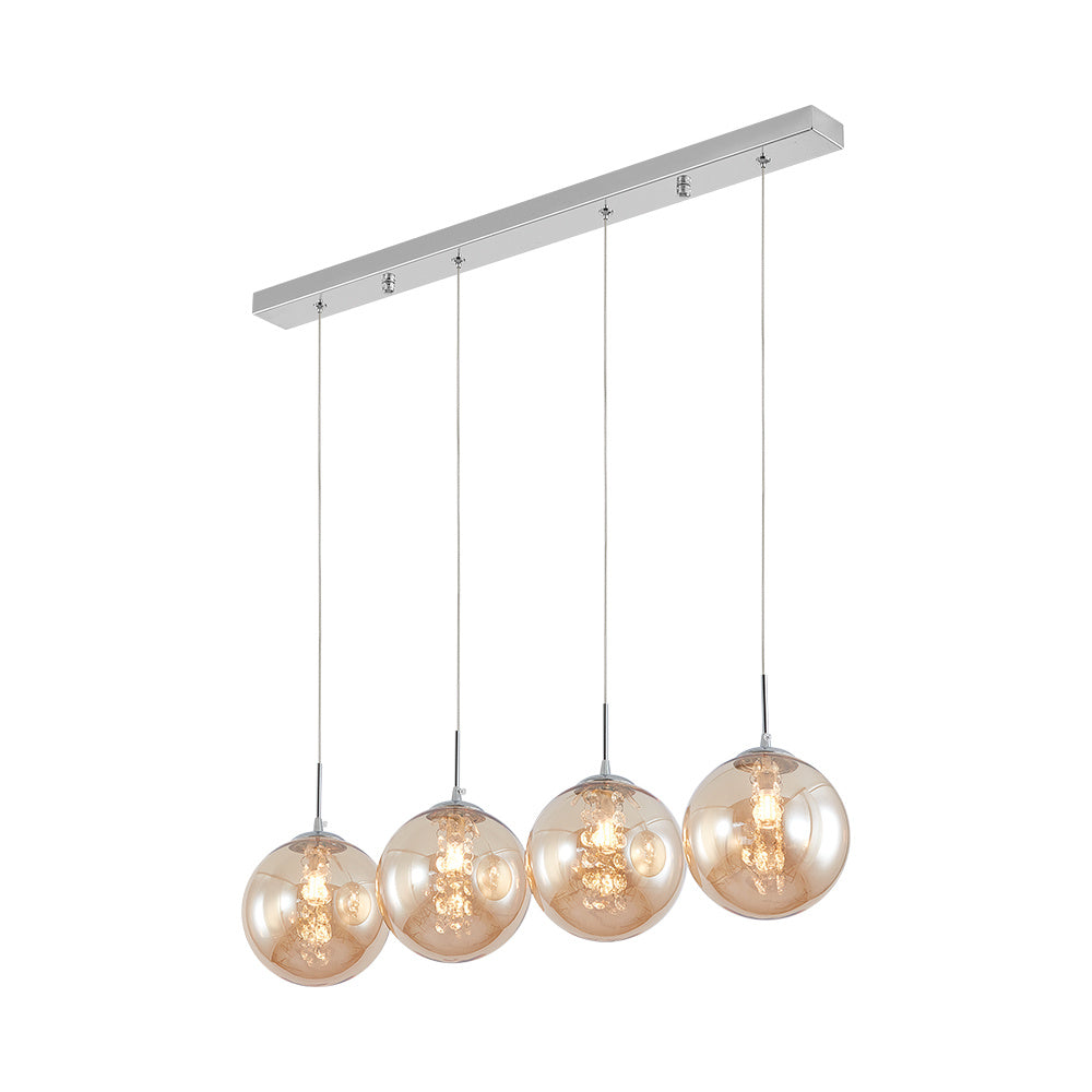 BRY-S003S-4H-4xG9-GLD-PENDANT LIGHT