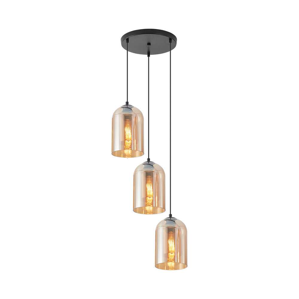 BRY-S004R-3H-3xE27-GLD-PENDANT LIGHT