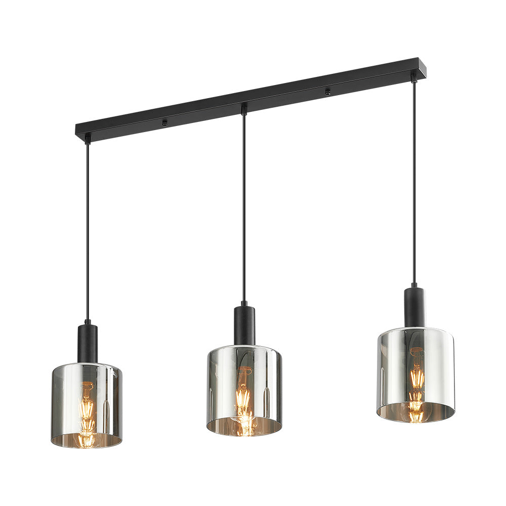 BRY-S007S-3H-3xE27-SLV-PENDANT LIGHT