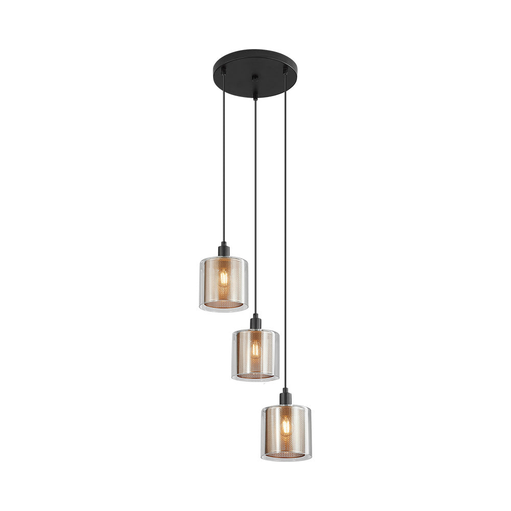 BRY-S008R-3H-3xE14-SLV-PENDANT LIGHT