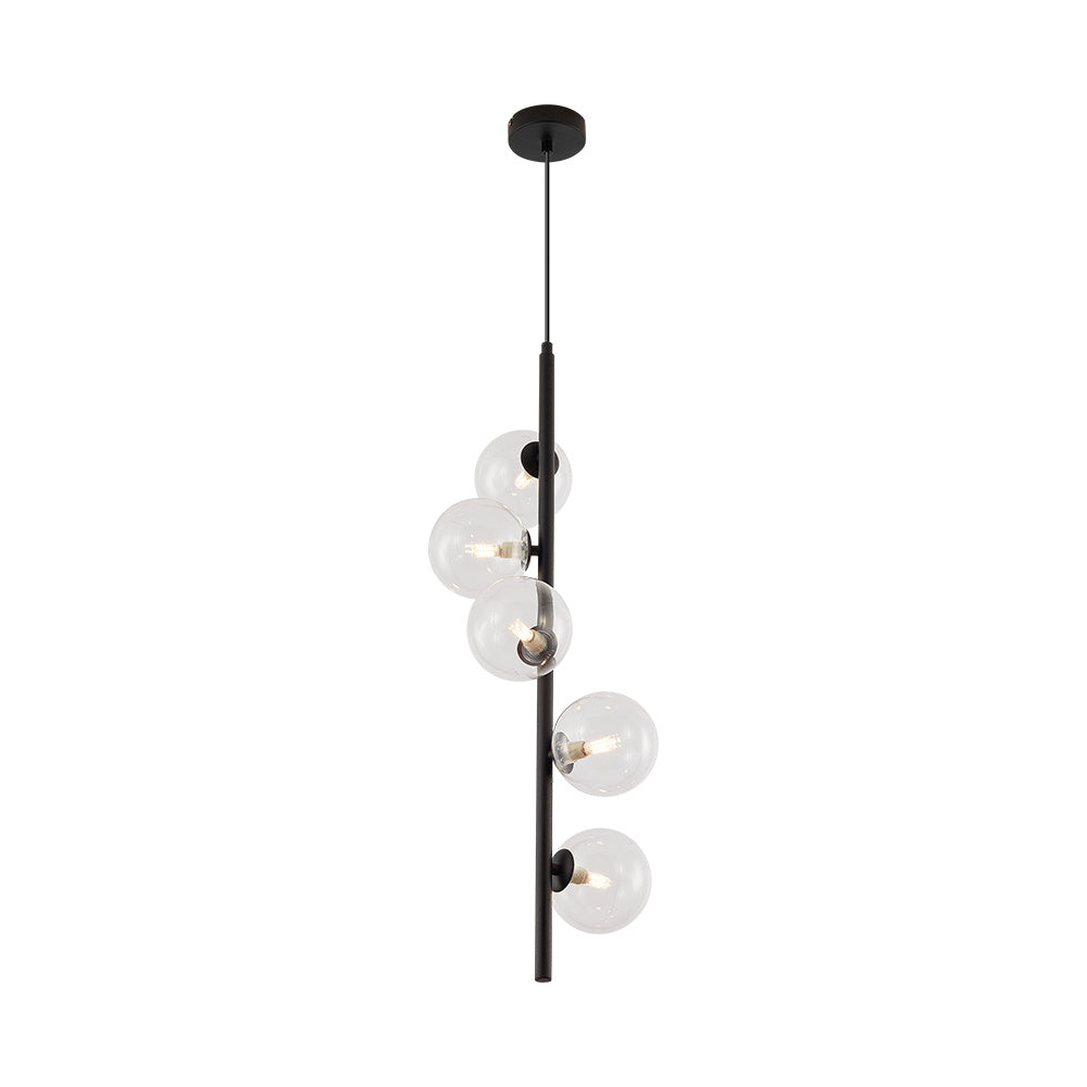 BRY-S014R-1H-5xG9-CLR-PENDANT LIGHT