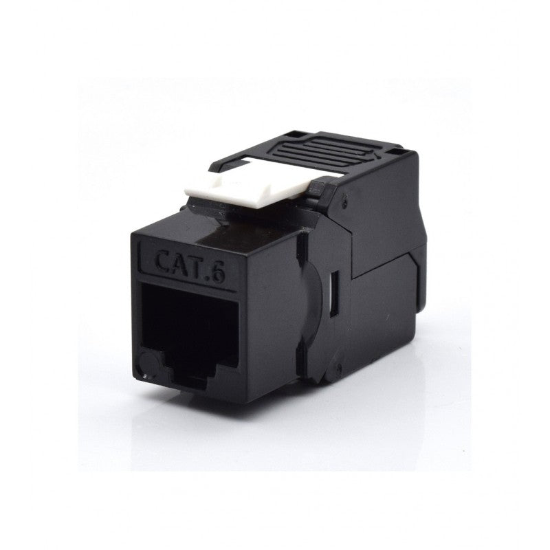 CONECTOR KEYSTONE WP RACK CAT6 UTP 180º PRETO