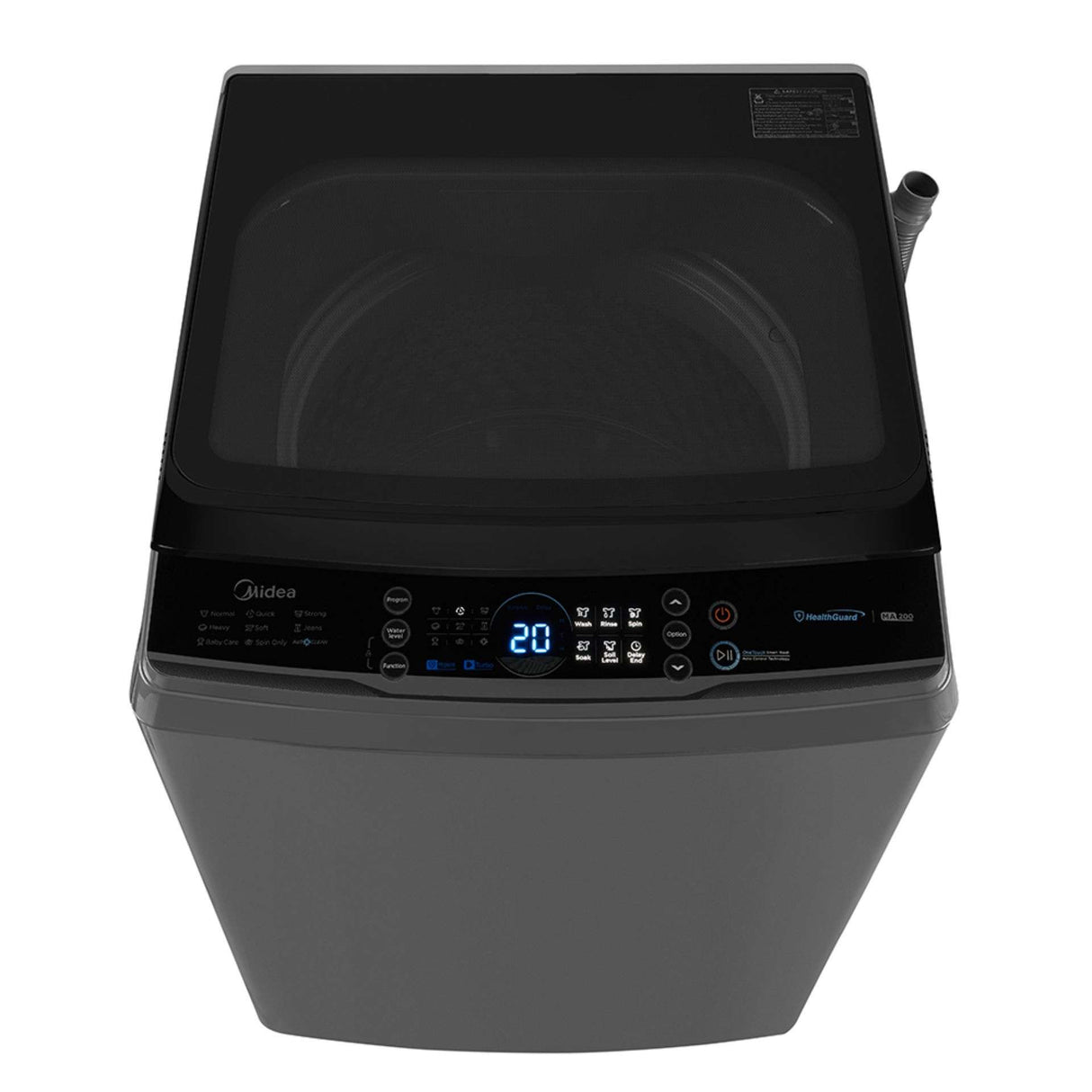 MÁQUINA DE LAVAR MIDEA INOX 12KG MA200W120/G-SKD