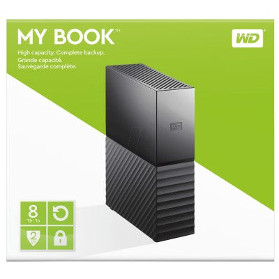 HD EXT 3.5" 8TB WD MY BOOK NAS USB 3.0 PORTATIL