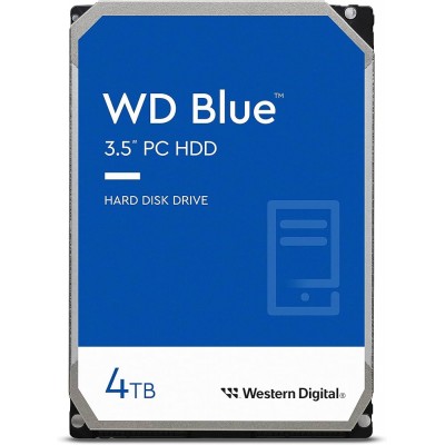 HD INT 3.5" 4TB WD AZUL SATAIII 6G/S 64MB 5400RPM