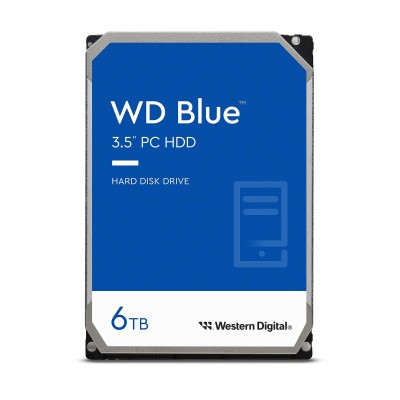 HD INT 3.5" 6TB WD AZUL 5400RPM SATA 6GB