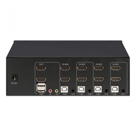 KVM SWITCH 4 PT MANHATTAN DUAL-MONITOR HDMI