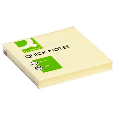 ME POST-IT 76X76 Q-CONNECT 100FLS AMARELO (1/12)