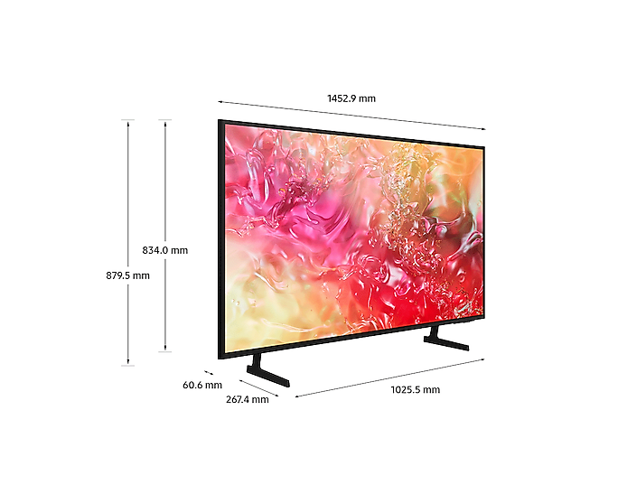 TV SAMSUNG 65" UHD 4K FLAT SMART TV - CU7000 (2023) SA