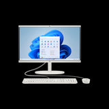 COMPUTADOR DESKTOP TUDO EM UM PC HP AIO (ALL-IN-ONE) 21.5" FHD N100 8G 256 SSD W11H BRANCO