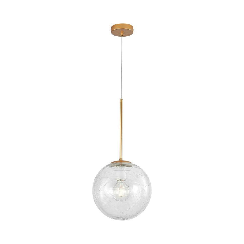 BRY-S002R-1H-1xE27-GLD-PENDANT LIGHT