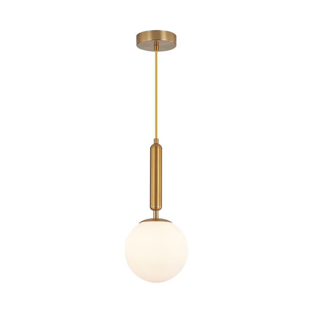 Lâmpada de pêndulo 1 G9 BV01-00060 Braytron BRY-S006R-1H-1xG9-OPL-GLD-PENDANT LIGHT