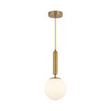 Lâmpada de pêndulo 1 G9 BV01-00060 Braytron BRY-S006R-1H-1xG9-OPL-GLD-PENDANT LIGHT