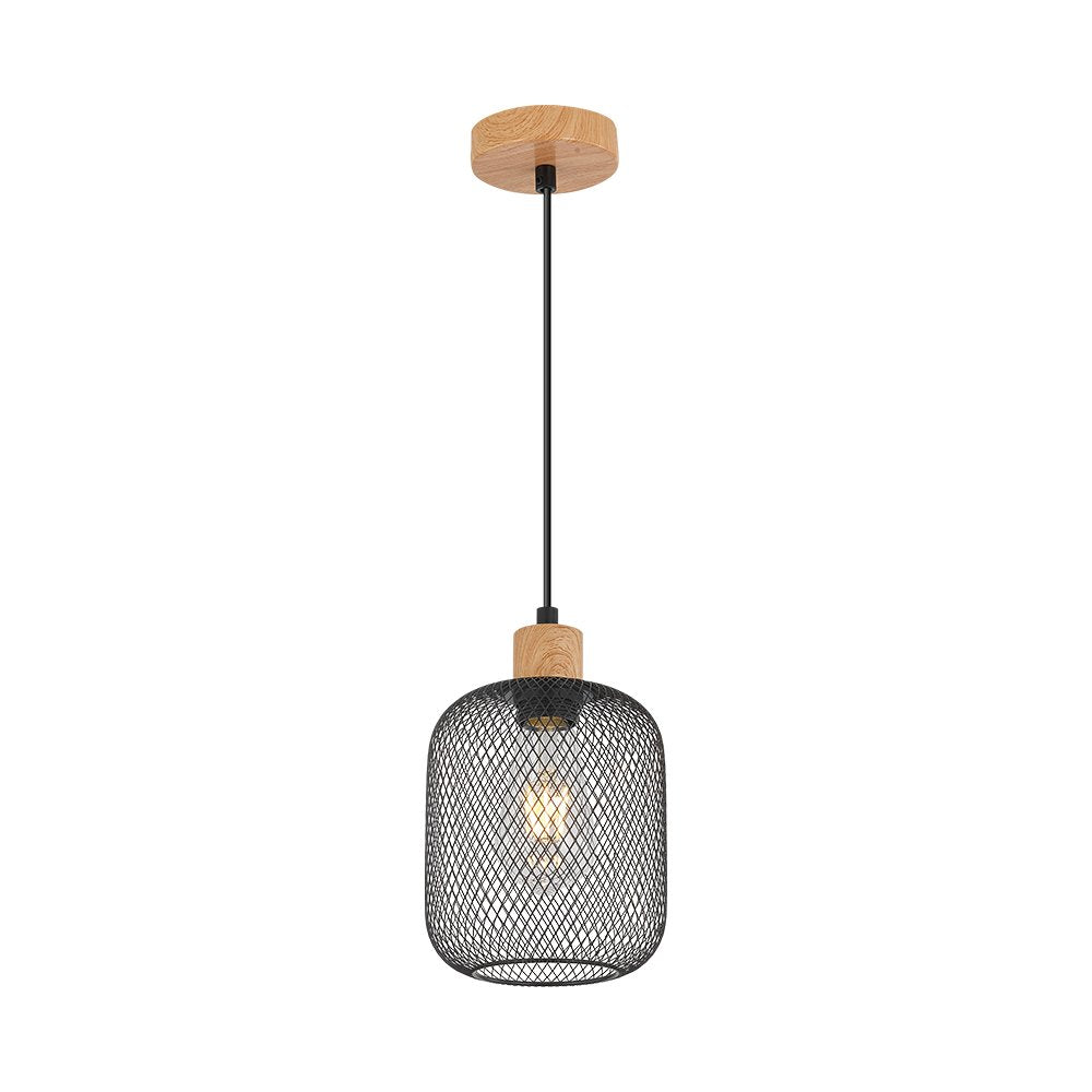 Lâmpada Vintage Pendulum 1 E27 BV03-00014 Braytron BRY-W001R-1H-1xE27-WDN-PENDANT LIGHT