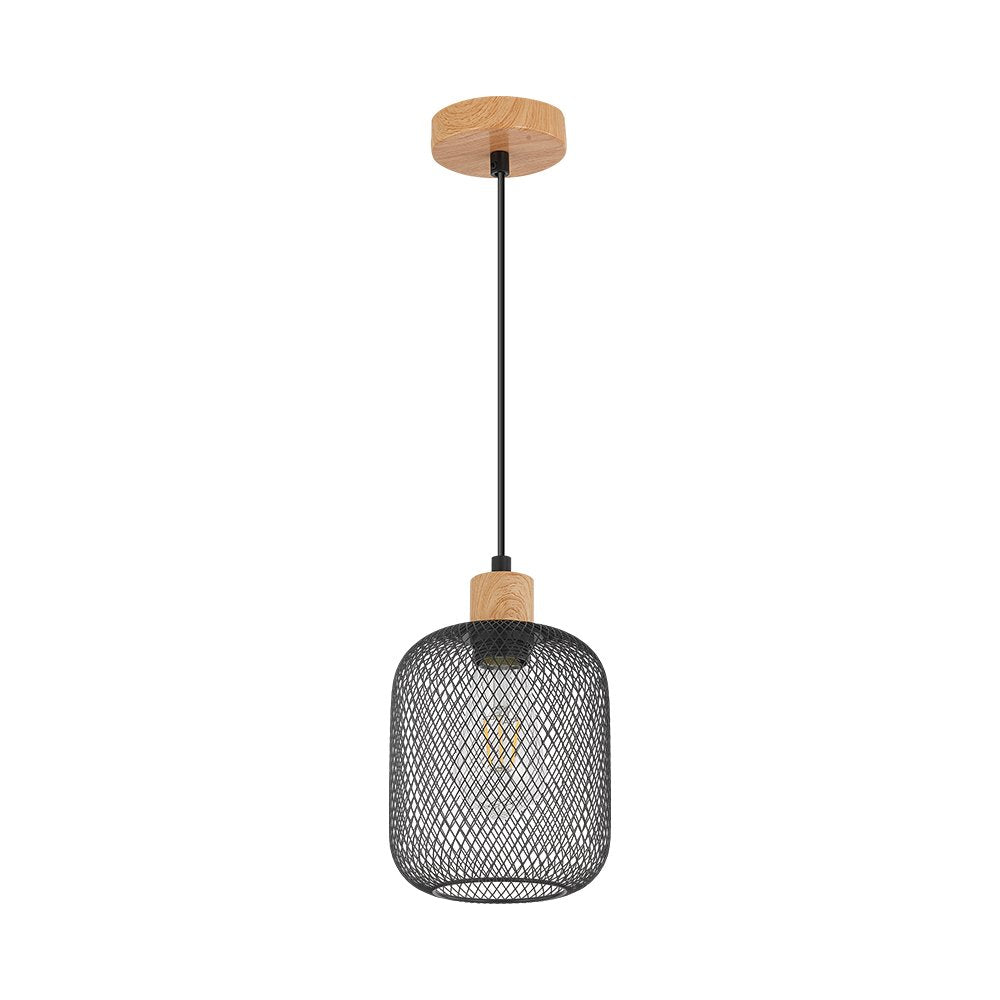 Lâmpada Vintage Pendulum 1 E27 BV03-00014 Braytron BRY-W001R-1H-1xE27-WDN-PENDANT LIGHT