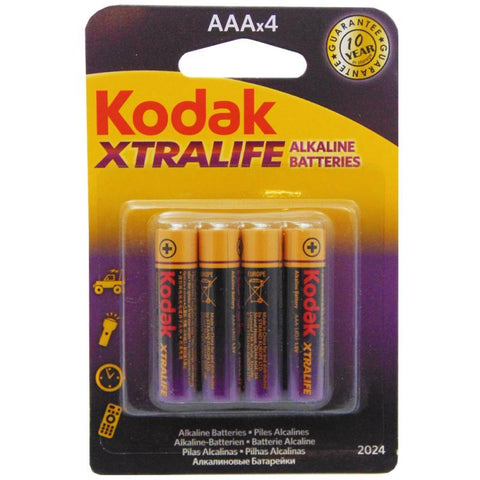 Kodak XTRALIFE alkaline AAA battery (4 pack)