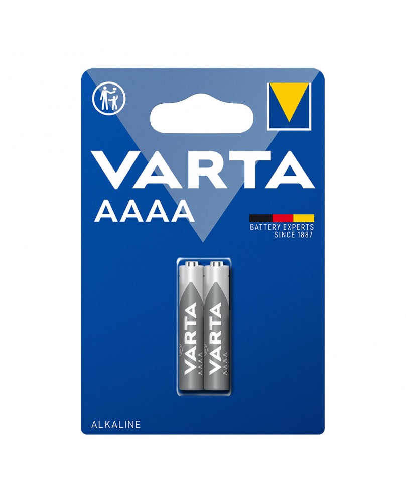 Varta Pilhas Alcalinas LR61 AAAA 1.5V Pack 2Un.