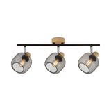 Candeeiro de teto vintage 3 lâmpadas E14 BV03-00012 Braytron BRY-W001C-3H-3xE14-WDN-PENDANT LIGHT