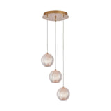 BRY-S001R-3H-3xG9-GLD-PENDANT LIGHT