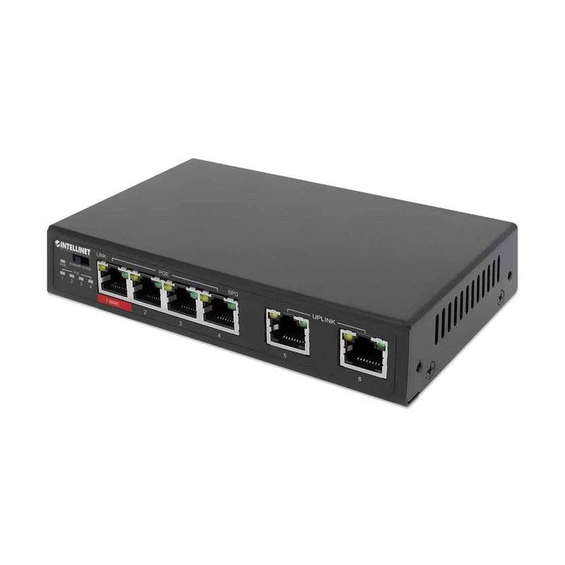 SWITCH 6 INTELLINET ETHERNET 4 PORTAS POE 1 x High-POWER