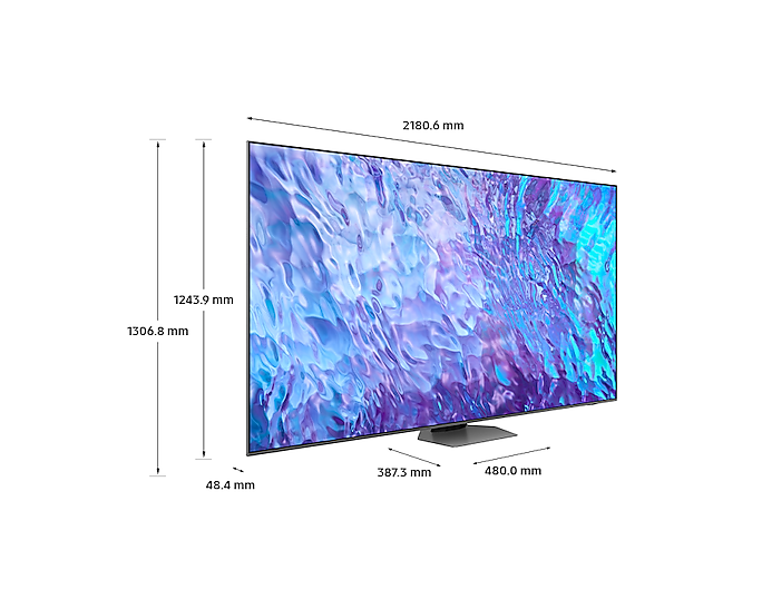 TV SAMSUNG 98" QLED 4K FLAT - Q80C (2024) SA