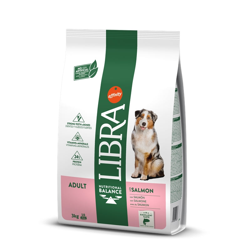 VET RAÇÃO - LIBRA CAO ADULTO SALMAO 3KG