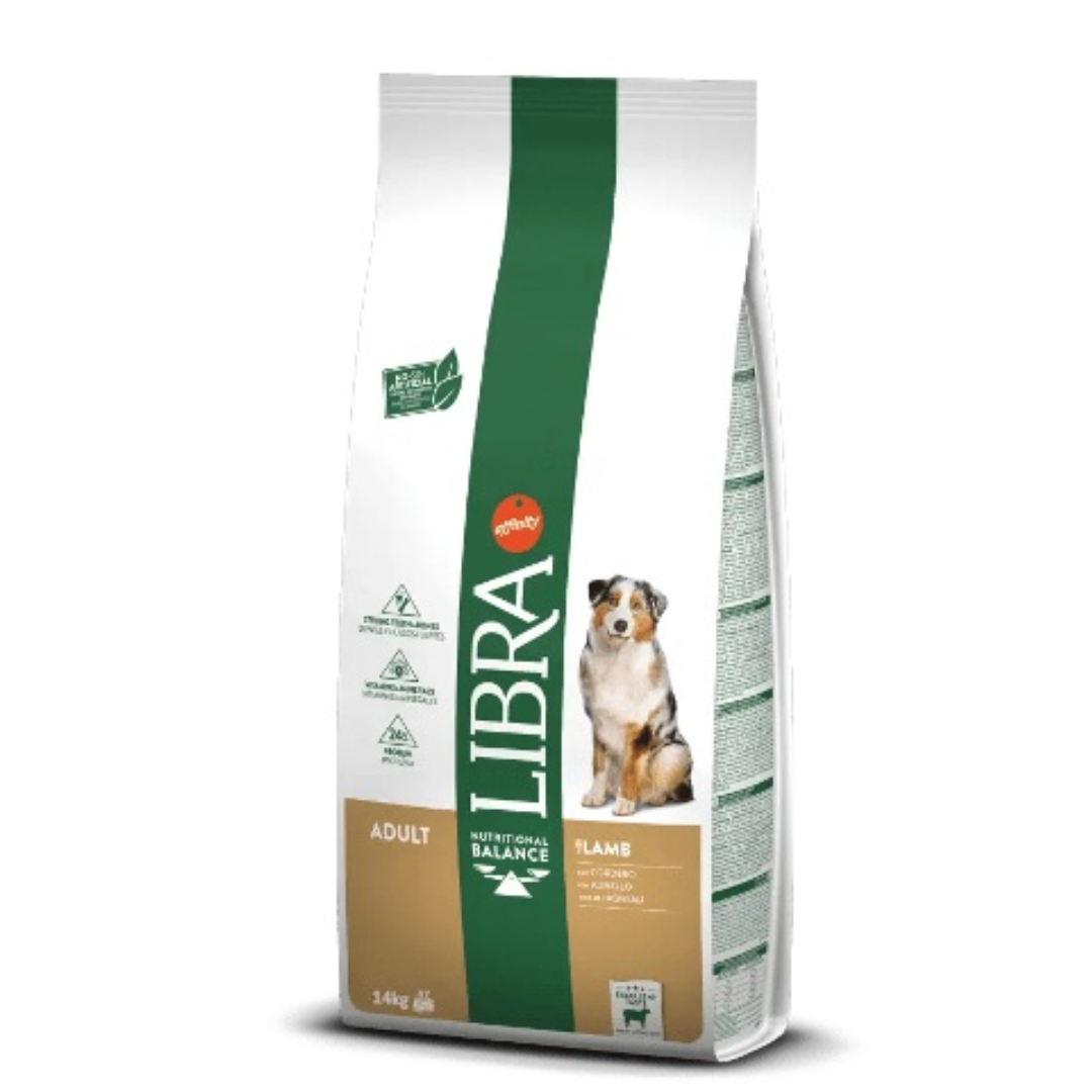 VET RAÇÃO - LIBRA CAO ADULTO CORDEIRO 14KG