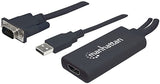 ADAPT VGA/USB p/ HDMI CONVERSOR MANHATTAN