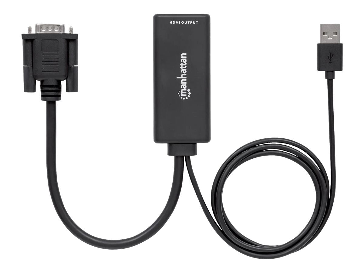 ADAPT VGA/USB p/ HDMI CONVERSOR MANHATTAN