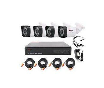 KIT VIGILANCIA AHD 4CH 4*C1069AH4 CAM 1080P S/HDD