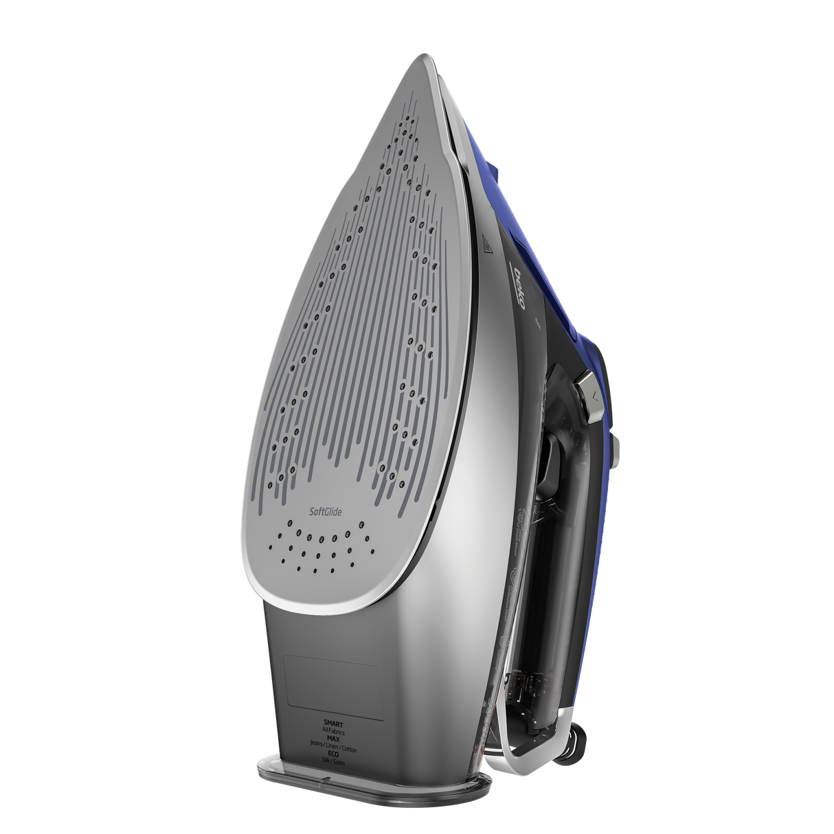 Ferro a Vapor Beko 3000 W SoftGlide Base Cerâmica Azul