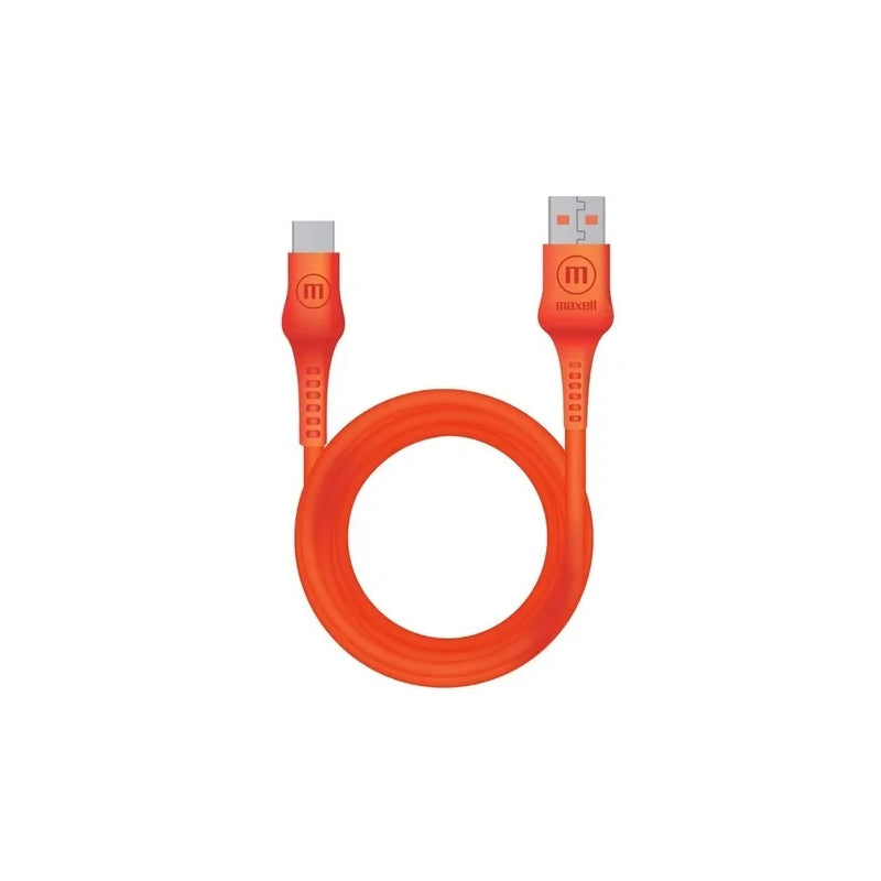 CABO MAXELL USB PARA TYPE-C JELLEEZ ORANGE