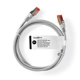 Cabo CAT6 | masculino RJ45 S/FTP |10m Cinza