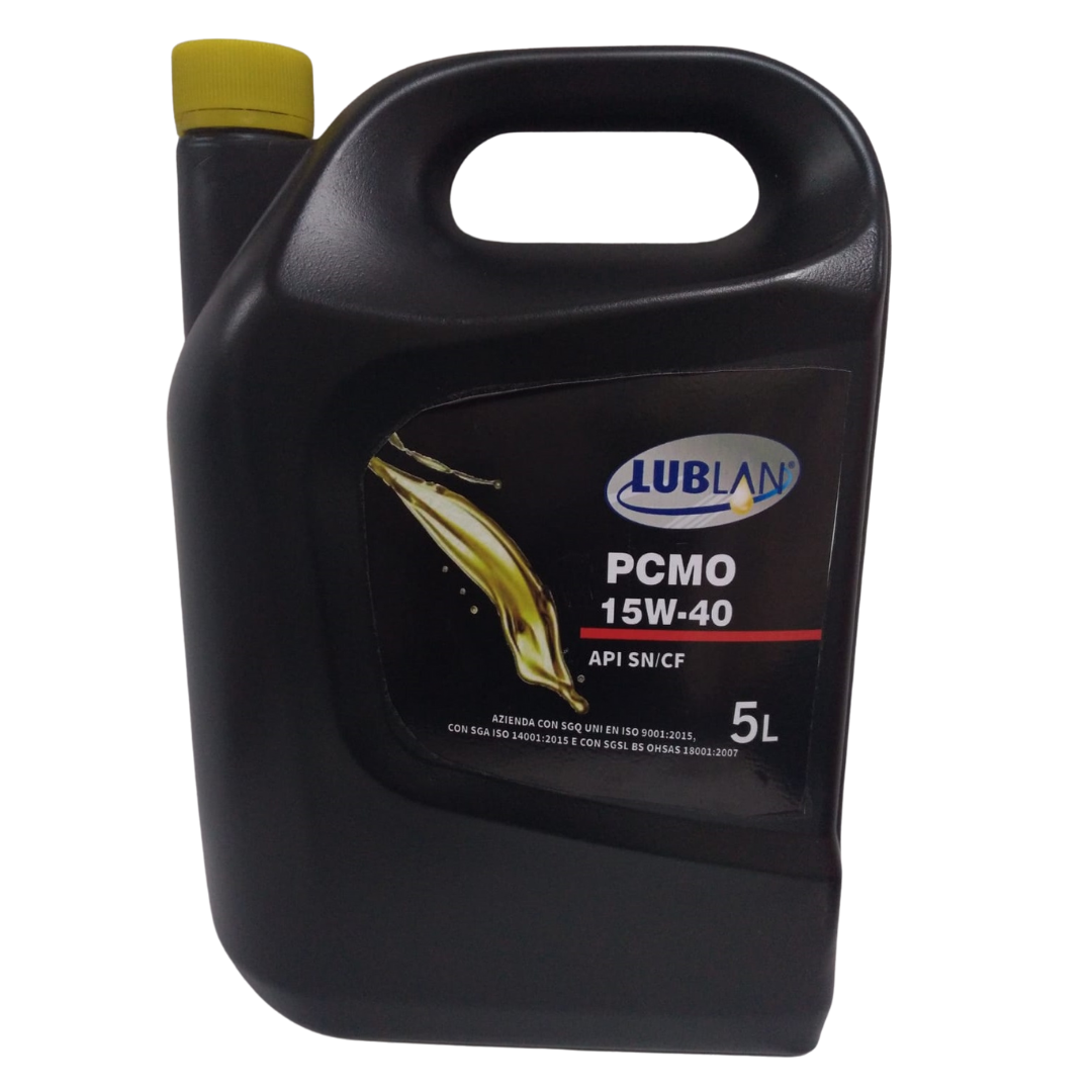 Óleo de Motor de Automóveis PCMO 15W40 LUBLAN - ITÁLIA