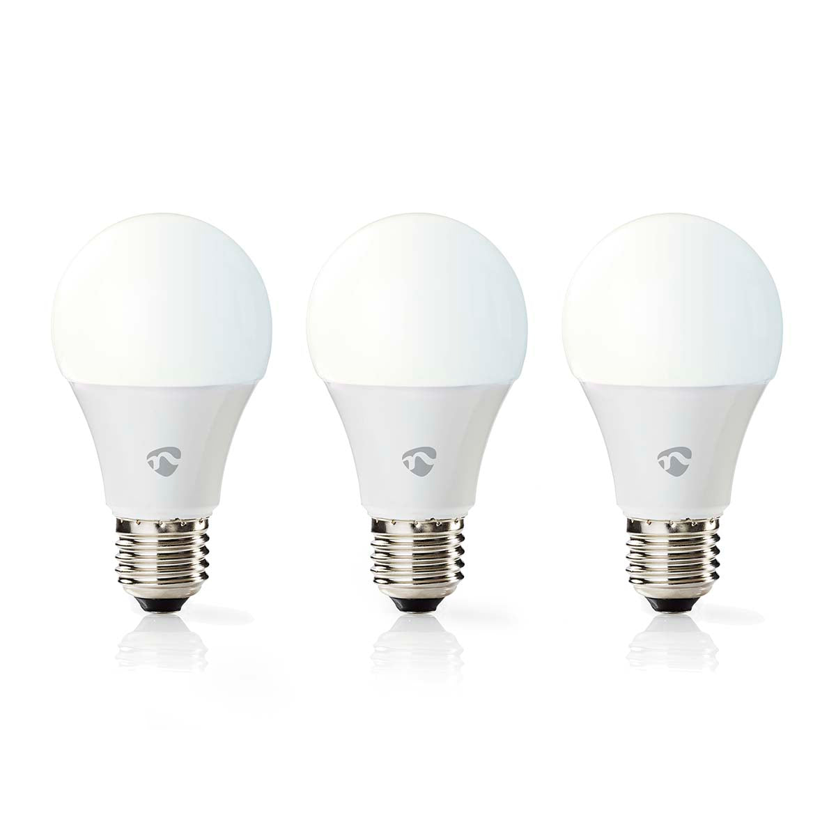 Lâmpada LED Branco Qt e Frio|Pack 3|Wi-Fi|E27|806 lm|9 W