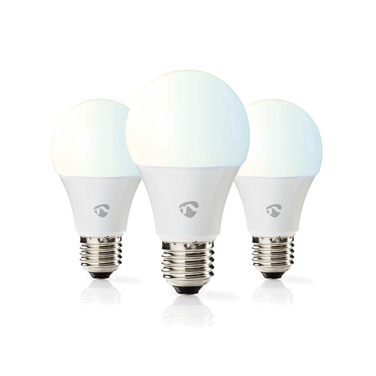 Lâmpada LED Branco Qt e Frio|Pack 3|Wi-Fi|E27|806 lm|9 W