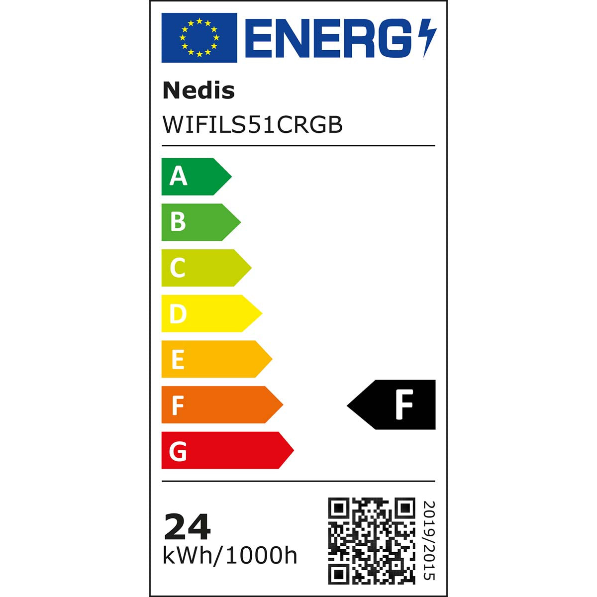 Faixa LED 5m NEDIS WIFILS51CRGB